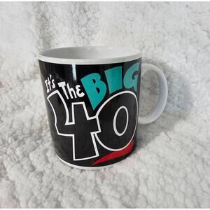 Russ Extra Large It's The BIG 40 Coffee Tea Mug Cup Multicolor 4.5" Double Sided